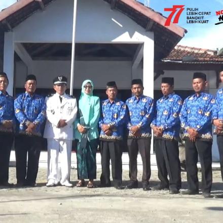 UPACARA BENDERA HUT RI KE 77 DESA NGABAR